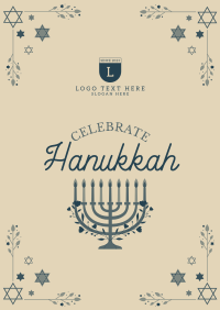 Hannukah Celebration Poster Design