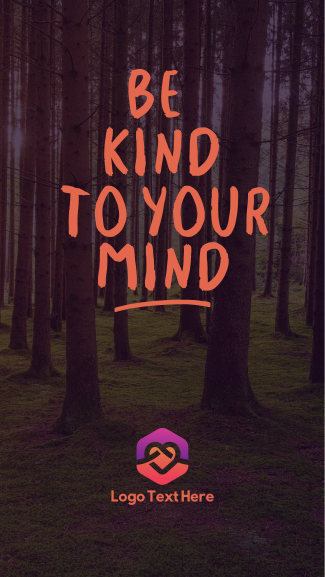 Be Kind To Your Mind Facebook story