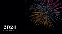 New Year Fireworks Zoom Background Image Preview