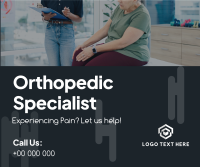 Orthopedic Specialist Facebook Post Design
