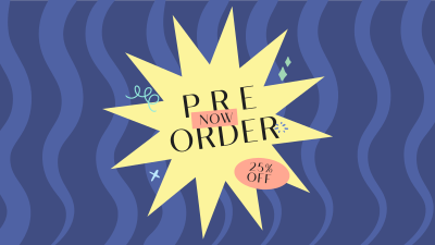 Funky Pre-Order Announcement Facebook event cover Image Preview