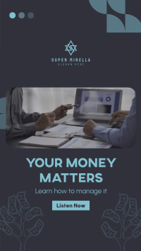 Money Matters Podcast Instagram Story Design
