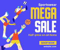 Super Sports Sale Facebook Post Design
