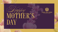 Mother's Day Pink Flowers Animation Preview