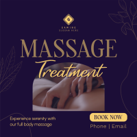 Massage Treatment Wellness Linkedin Post Image Preview