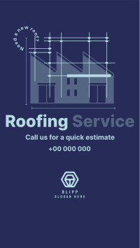 Roof Repair Facebook Story Design