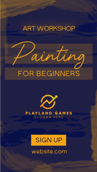 Painting for Beginners YouTube short Image Preview
