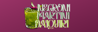 Negroni Martini Daiquiri Twitter Header Design