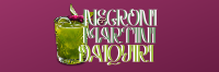 Negroni Martini Daiquiri Twitter Header Image Preview