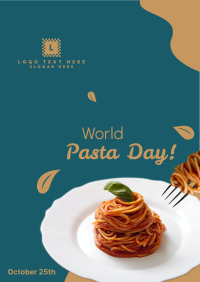 World Pasta Day Greeting Flyer Design