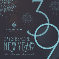 Classy Year End Countdown Instagram post Image Preview