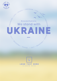 Ukraine Scenery Flyer Design