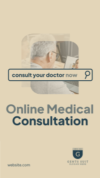 Online Doctor Consultation Instagram Story Design