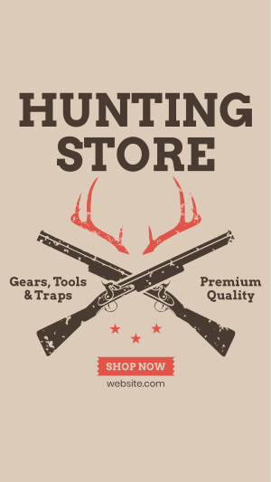 Hunting Gears Facebook story Image Preview