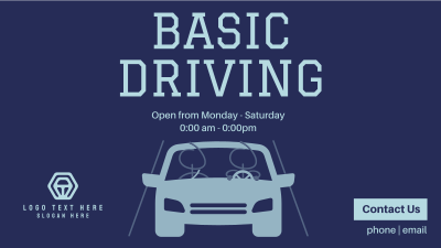 Basic Driving Facebook event cover Image Preview