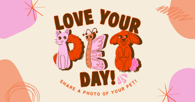 Share Your Pet Love Facebook ad Image Preview