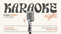 Minimalist Retro Karaoke Night Animation Preview