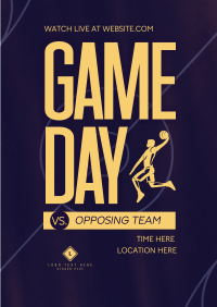 Basketball Game Day Flyer Image Preview