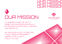 Techno Mission Postcard Design