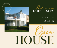 Open House Real Estate Facebook post Image Preview