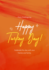 Paint Texture Thanksgiving Poster Image Preview