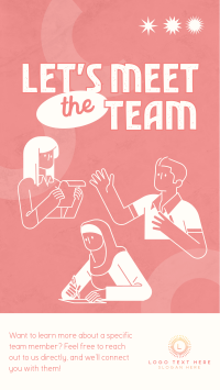 Meet Team Employee Instagram story Image Preview
