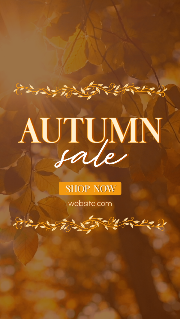 Special Autumn Sale  Facebook Story Design