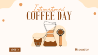 Coffee O' Logy Facebook Event Cover Design
