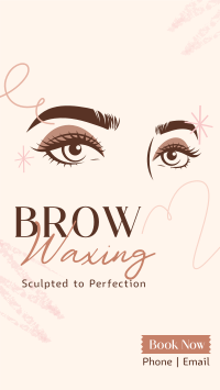Eyebrow Waxing Service Instagram reel Image Preview