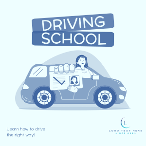 Best Driving School Instagram post Image Preview