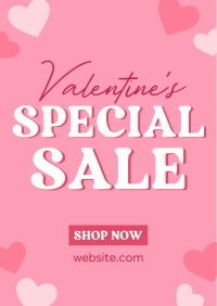 Valentine Hearts Special Sale Poster Image Preview