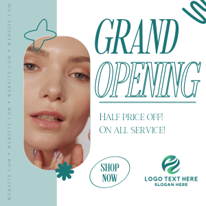 Salon Grand Opening Instagram post Image Preview