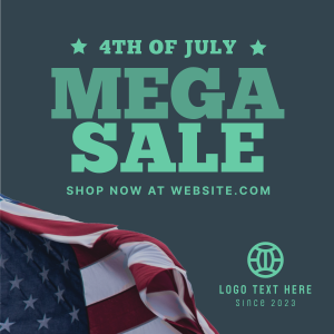 Fourth of July Sale Instagram post Image Preview