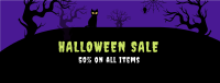 Spooky Midnight Sale Facebook Cover Design