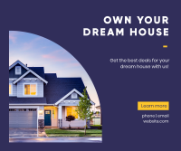 Dream House Facebook Post Design