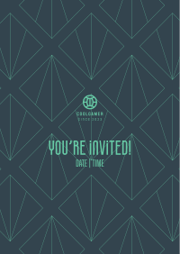 Vintage Invitation Poster Design