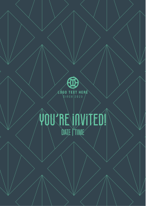 Vintage Invitation Poster Image Preview