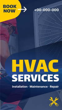 HVAC Services TikTok Video Design
