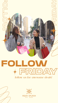 Awesome Follow Us Friday TikTok Video Image Preview