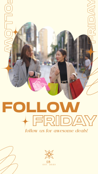 Awesome Follow Us Friday TikTok video Image Preview