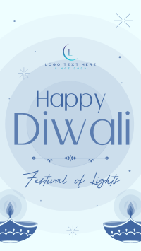 Happy Diwali Facebook Story Design