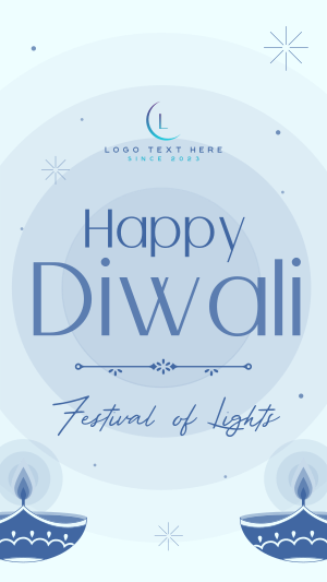 Happy Diwali Facebook story Image Preview