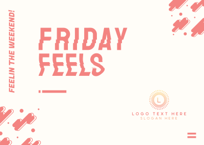 Friday Feels Postcard Image Preview