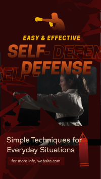 Everyday Self-Defense TikTok Video Design