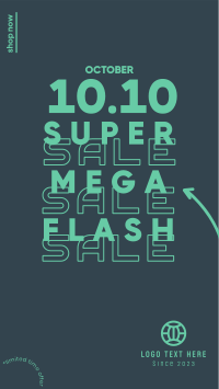 Flash Sale 10.10 Facebook story Image Preview