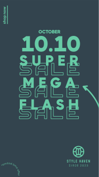 Flash Sale 10.10 Facebook story Image Preview