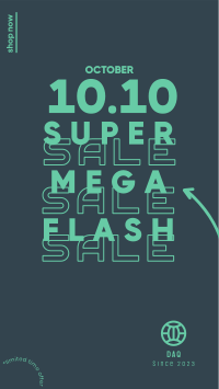 Flash Sale 10.10 Facebook story Image Preview