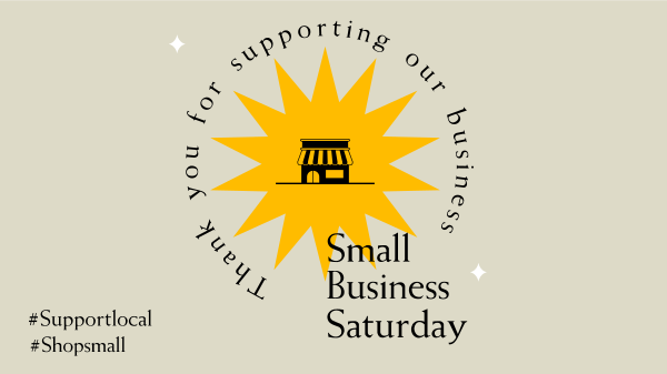 Support Small Shops Facebook Event Cover Design Image Preview