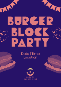 Burger Block Party Flyer Image Preview