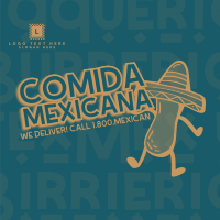 Mexican Comida Instagram Post Design